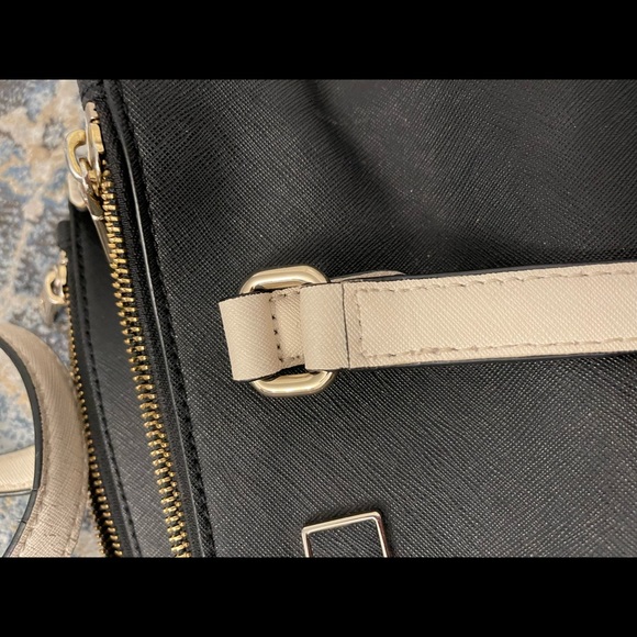 DKNY BLACK AND CREAM HANDBAG - Picture 3 of 8